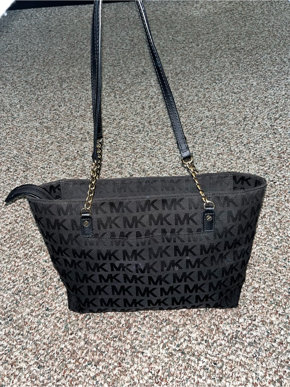 Michael Kors Black Monogram Purse